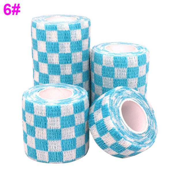 1 Pcs Printed Medical Self Adhesive Elastic Bandage 4.5m Colorful Sports Wrap Tape for Finger Joint Knee First Aid Kit Pet Tape